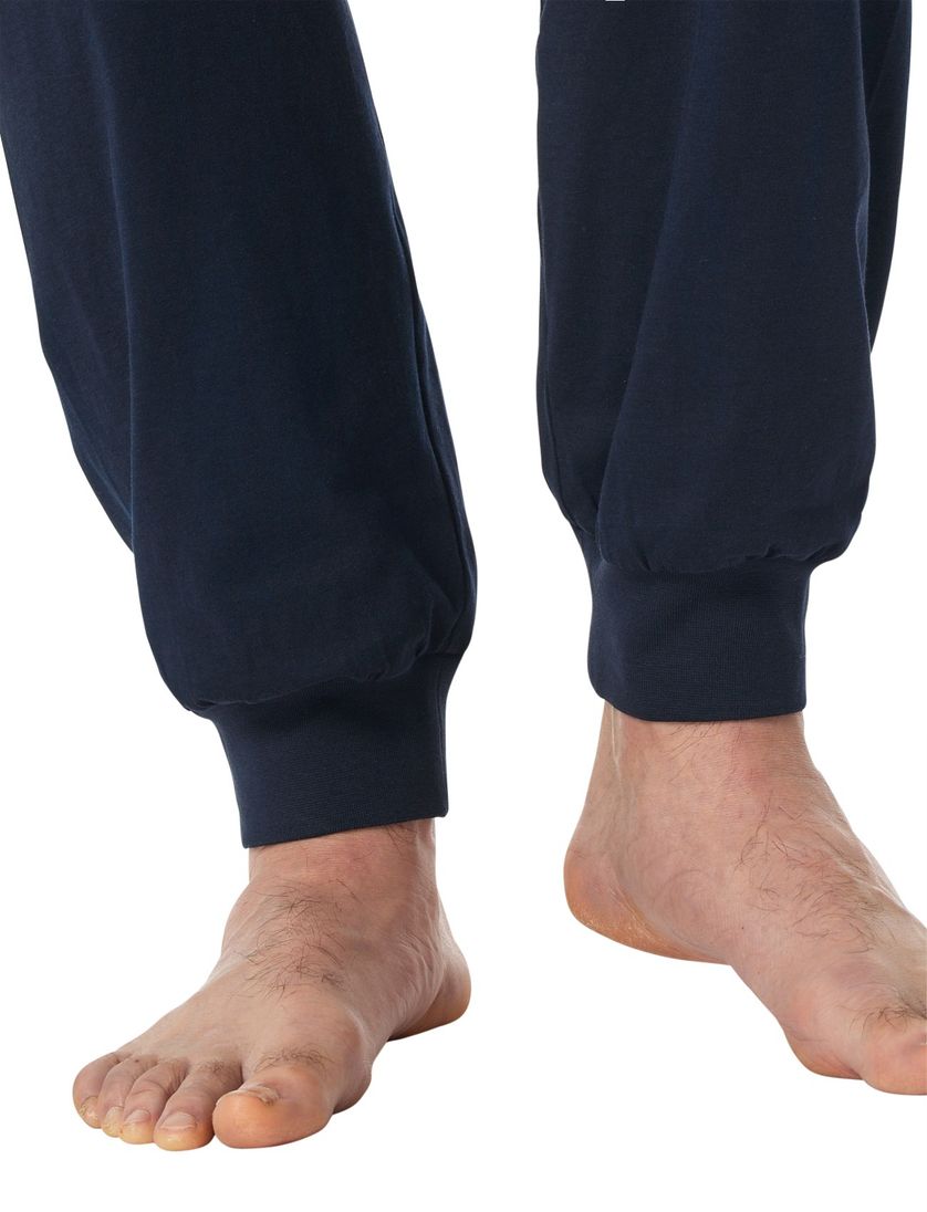 nachtblauw Schiesser pyjama