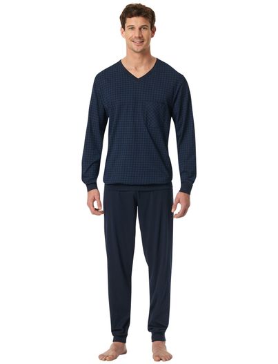 Schiesser Schiesser pyjama nachtblauw