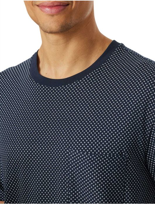 Schiesser shortama navy geprint