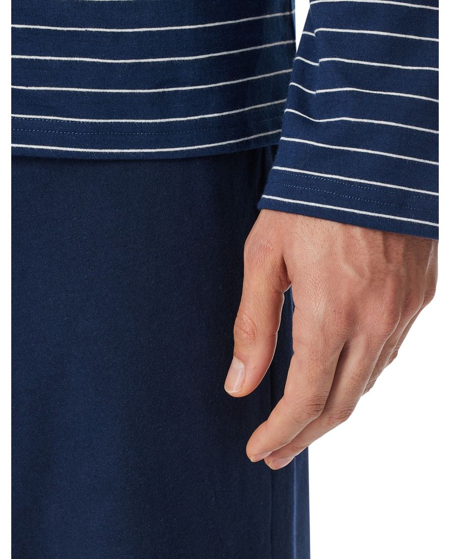 Schiesser pyjama admiraal blauw gestreept