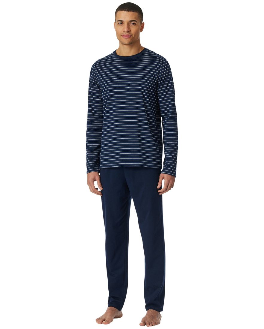 Schiesser pyjama admiraal blauw gestreept