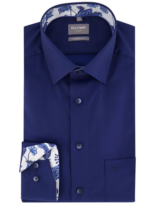 Olymp overhemd donkerblauw comfort fit