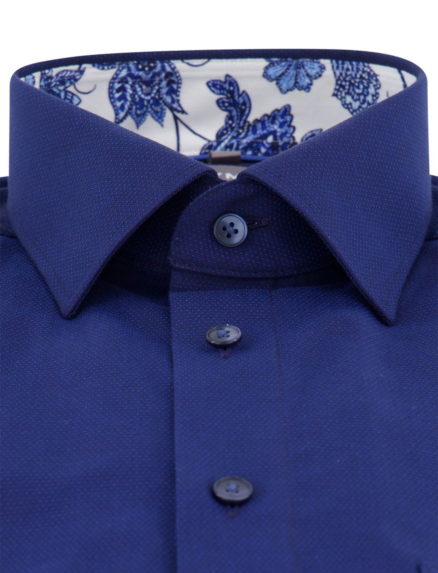 Olymp overhemd donkerblauw comfort fit
