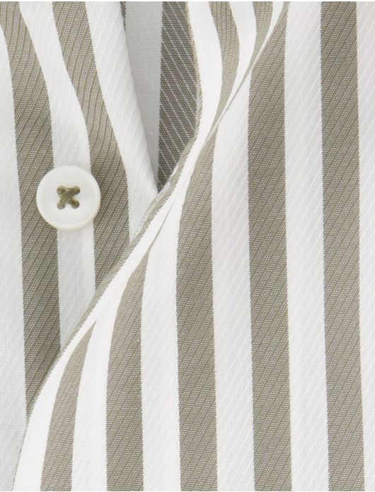 Olymp Modern Fit overhemd khaki