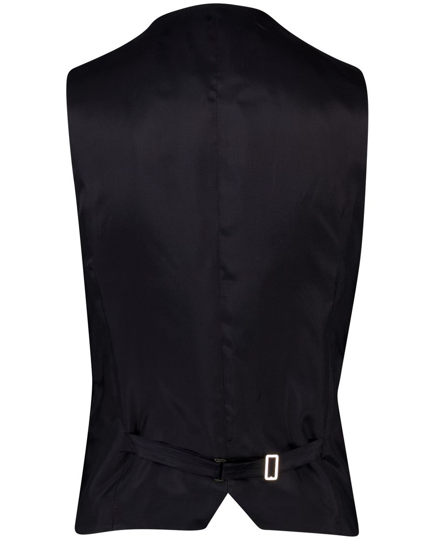 Roy Robson gilet donkerblauw wol