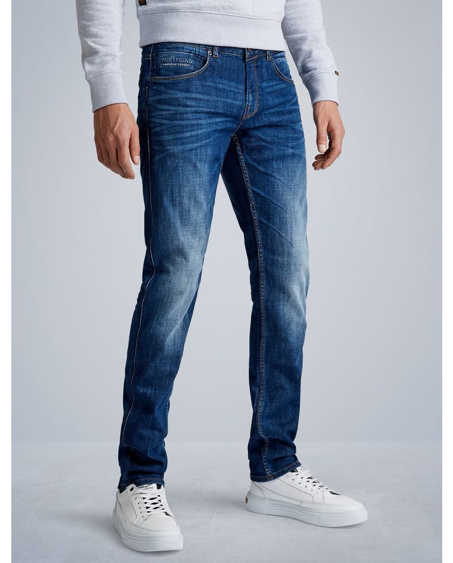 PME Legend jeans blauw Nightflight normale fit