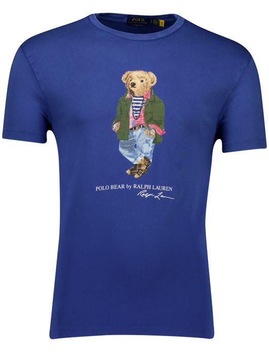 Polo Ralph Lauren wijde fit t-shirt blauw katoen bear