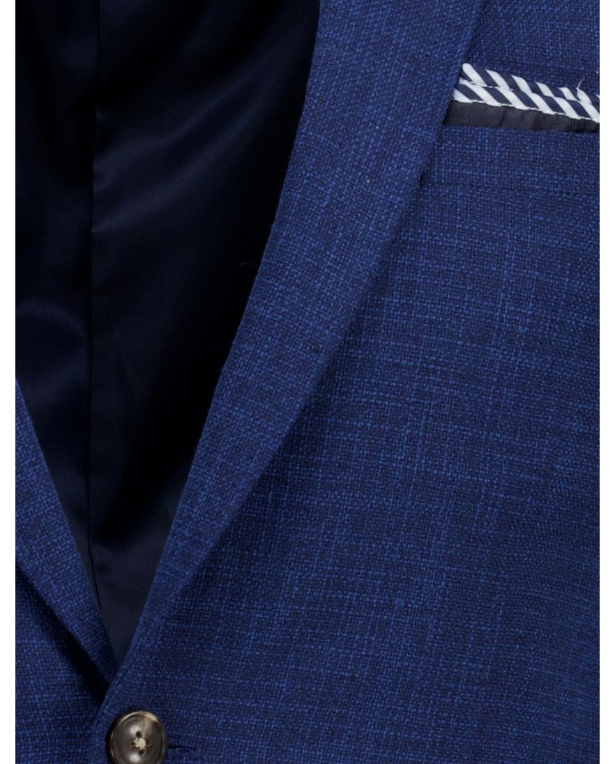 Portofino colbert blauw gemêleerd