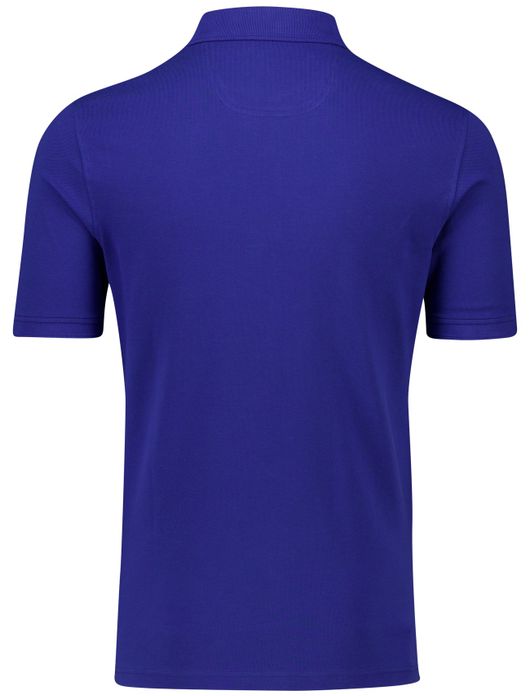 Brax polo blauw katoen