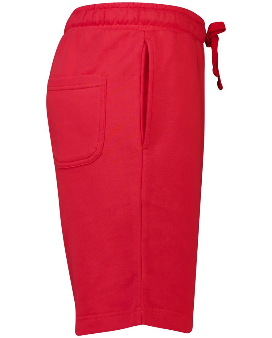 Lyle & Scott bermuda rood effen slim fit katoen