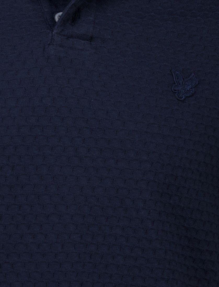 Lyle & Scott polo-shirt navy effen