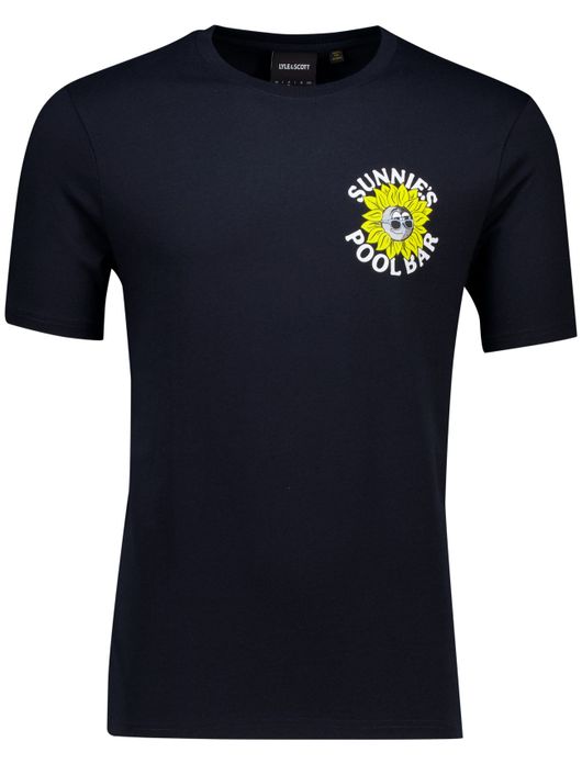 Lyle & Scott T-shirt donkerblauw
