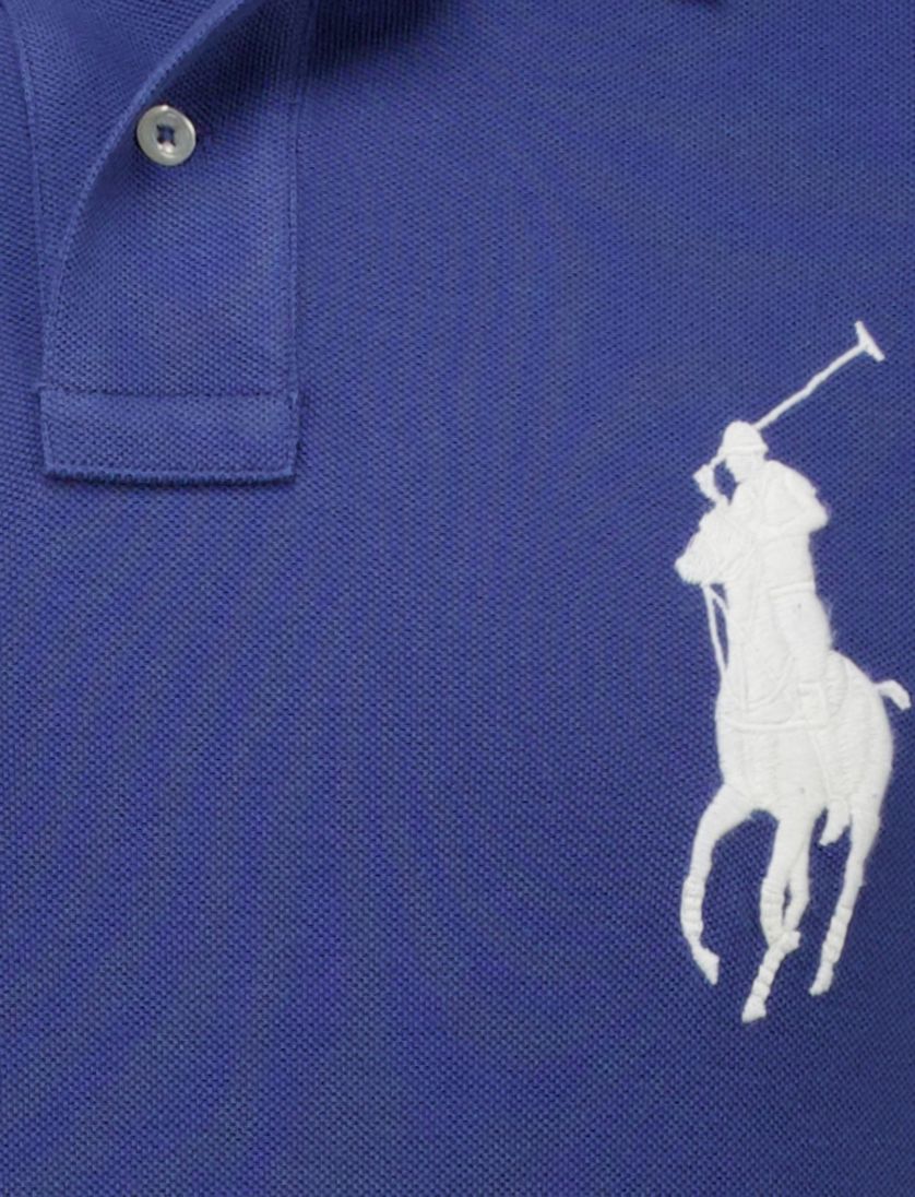 Polo Ralph Lauren polo blauw 2-knoops
