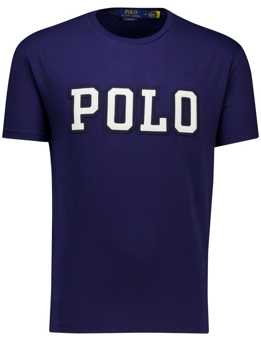 Polo Ralph Lauren T-shirt donkerblauw ronde hals