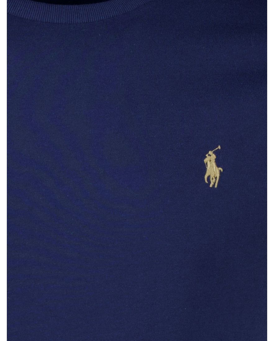 Polo Ralph Lauren T-shirt donkerblauw effen normale fit