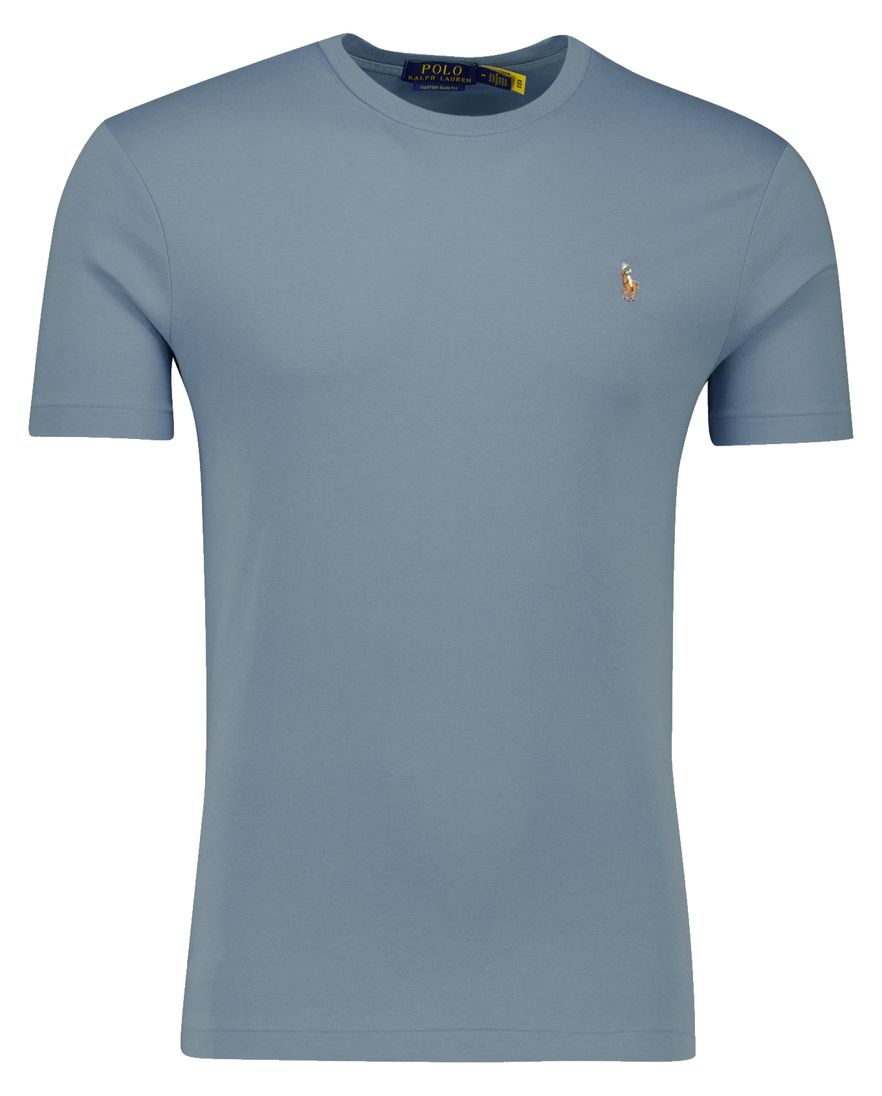 katoenen Polo Ralph Lauren normale fit t-shirt blauw katoen