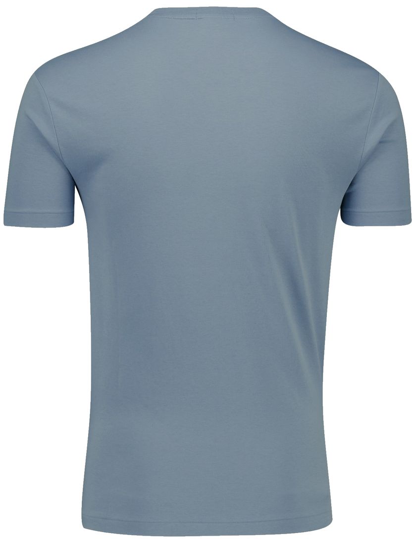 katoenen Polo Ralph Lauren normale fit t-shirt blauw effen