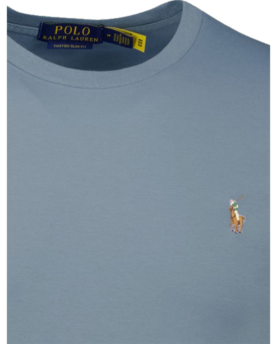 katoenen Polo Ralph Lauren normale fit t-shirt blauw katoen