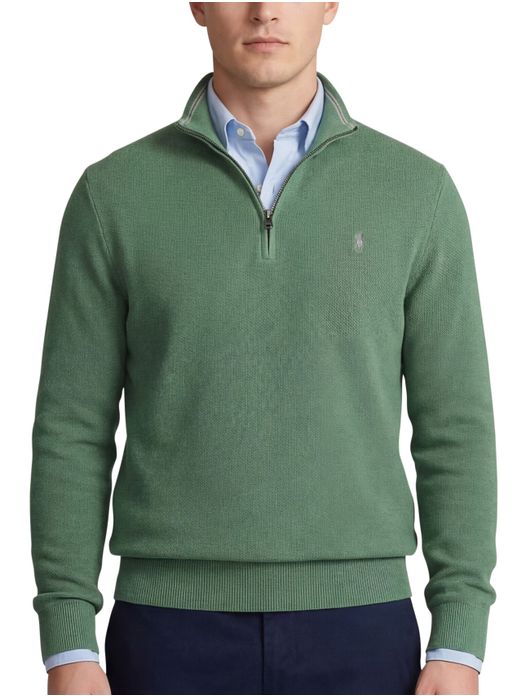 Polo Ralph Lauren trui half zip groen
