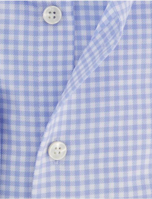 John Miller tailored fit ml7 blauw geruit