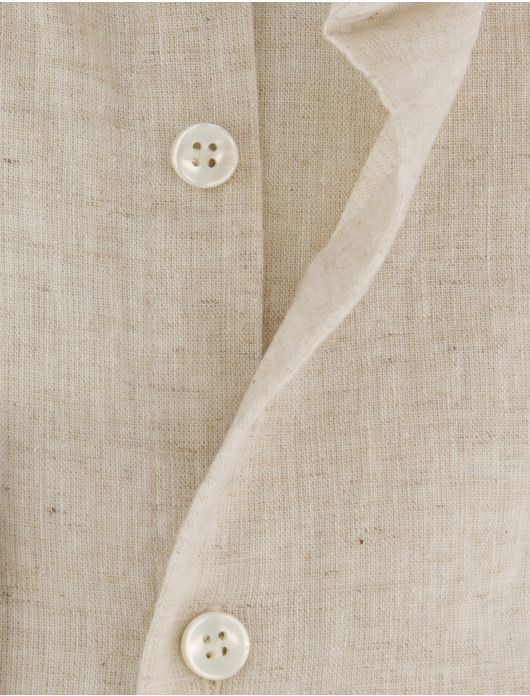 John Miller tailored fit overhemd ml7 beige