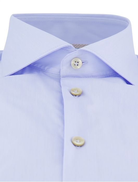 John Miller overhemd lichtblauw katoen