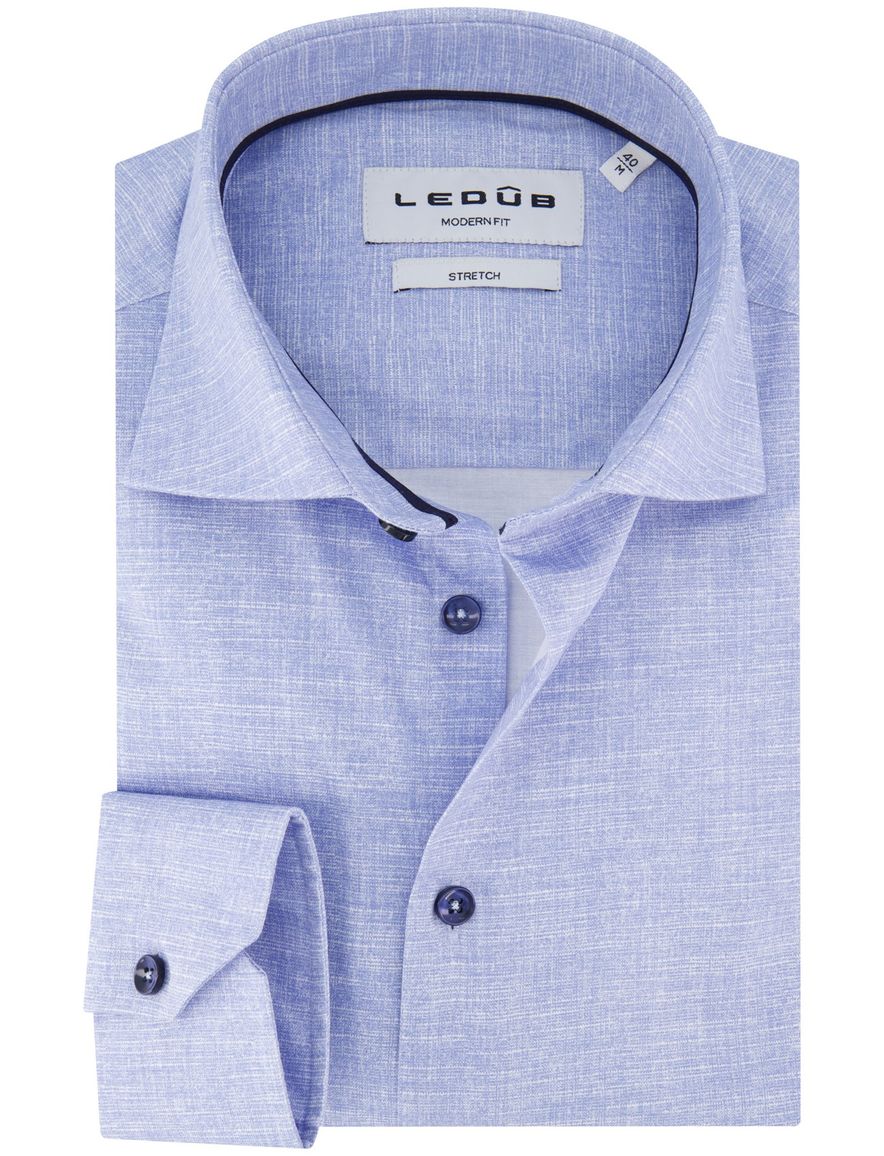 Overhemd lichtblauw Ledub