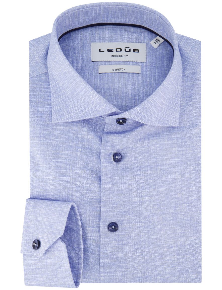 Overhemd lichtblauw Ledub