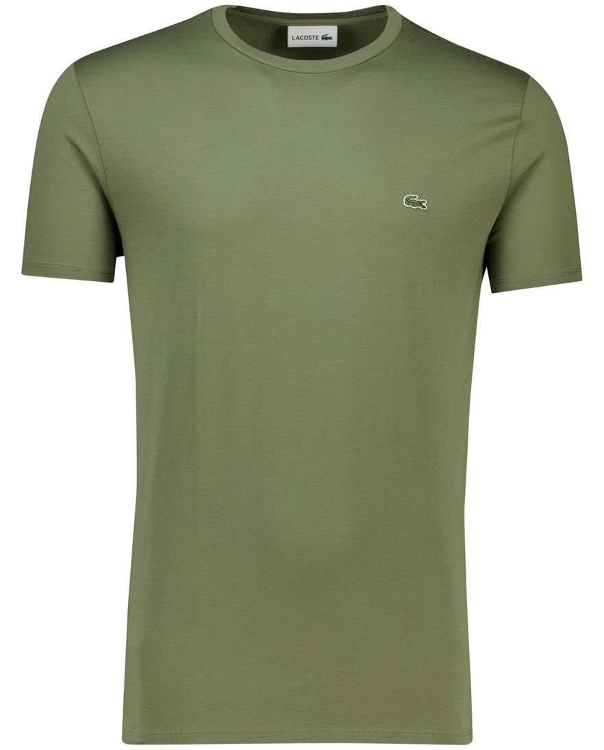 Lacoste t-shirt groen effen
