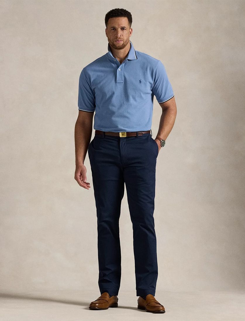 Polo Ralph Lauren Big & Tall polo blauw effen