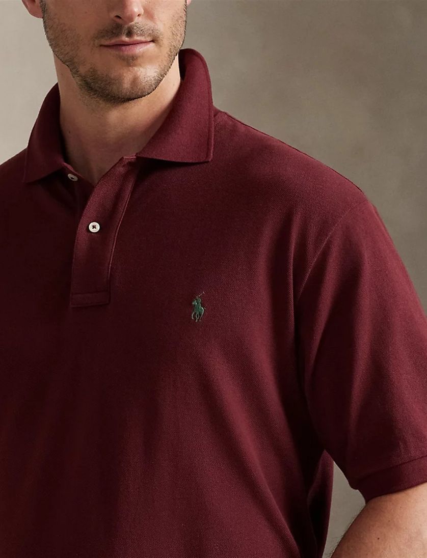 Polo Ralph Lauren Big & Tall polo bordeaux effen
