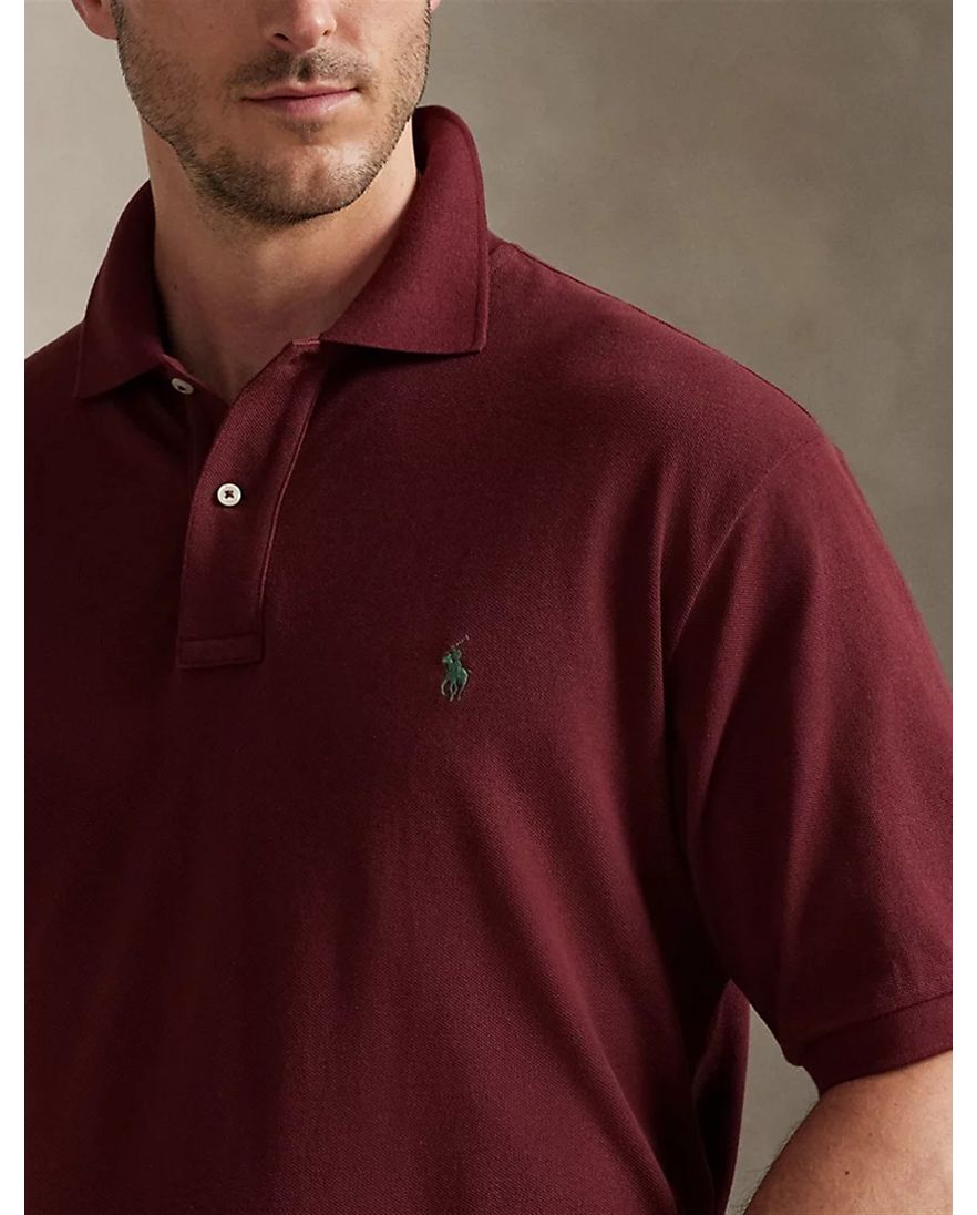 Polo Ralph Lauren Big & Tall polo bordeaux katoen