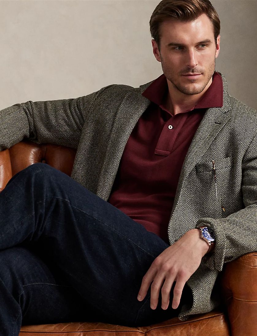 Polo Ralph Lauren Big & Tall polo bordeaux effen