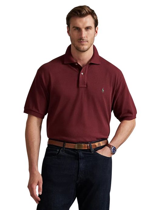 Polo Ralph Lauren Big & Tall polo bordeaux katoen