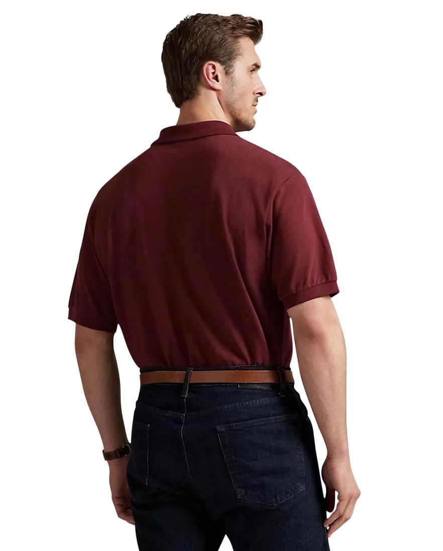 Polo Ralph Lauren Big & Tall polo bordeaux katoen