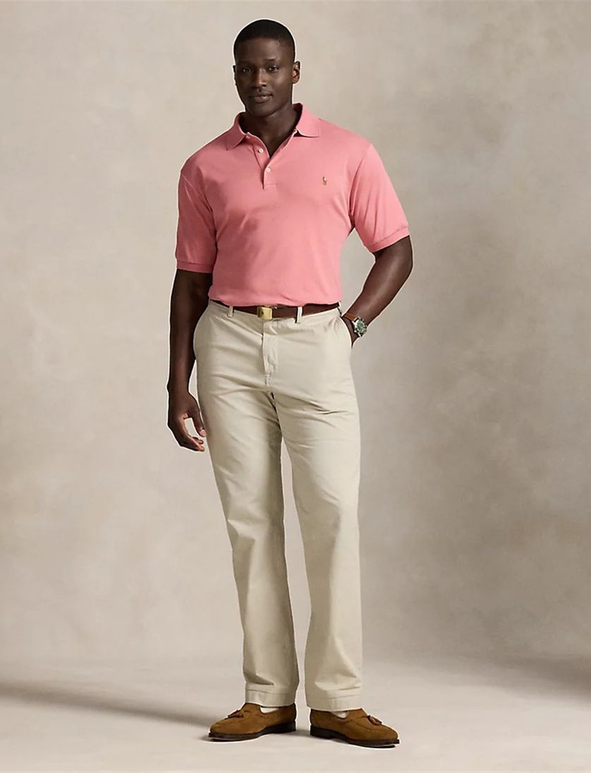 Polo Ralph Lauren Big & Tall polo roze effen
