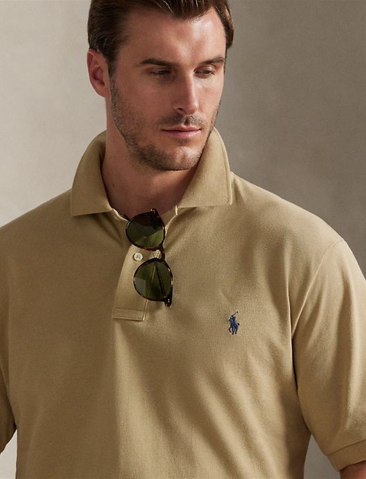 Polo Ralph Lauren Big & Tall polo beige katoen