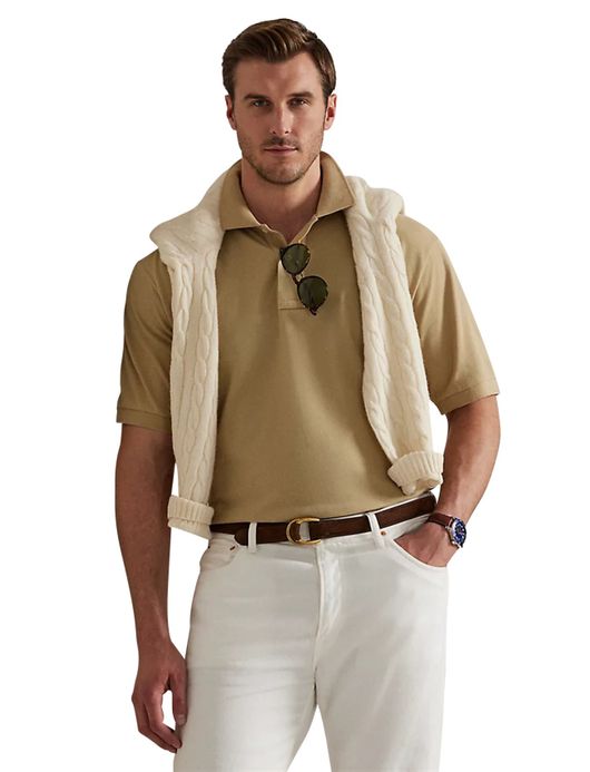 Polo Ralph Lauren Big & Tall polo beige katoen
