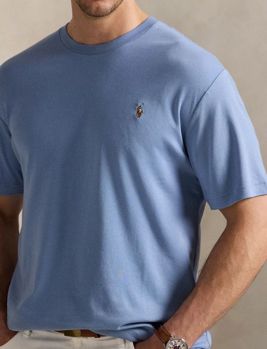 Polo Ralph Lauren Big & Tall t-shirt blauw effen