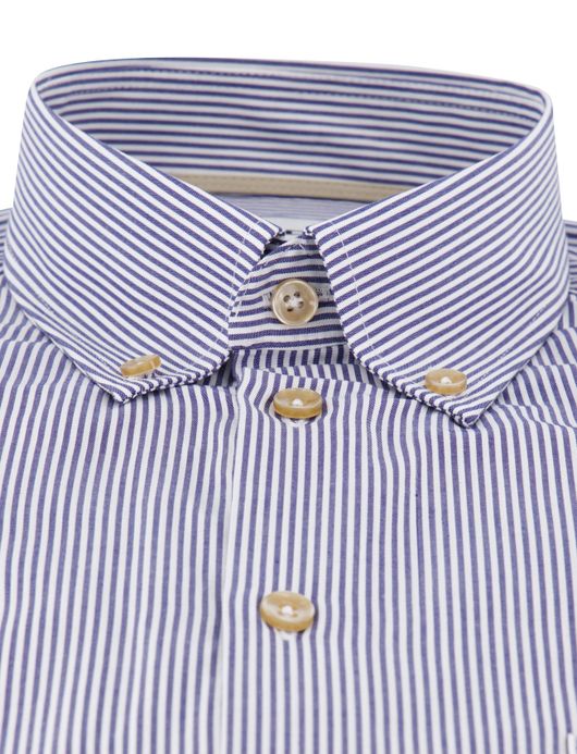 Mouwlengte 7 overhemd Ledub gestreept