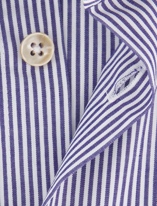 Mouwlengte 7 overhemd Ledub gestreept