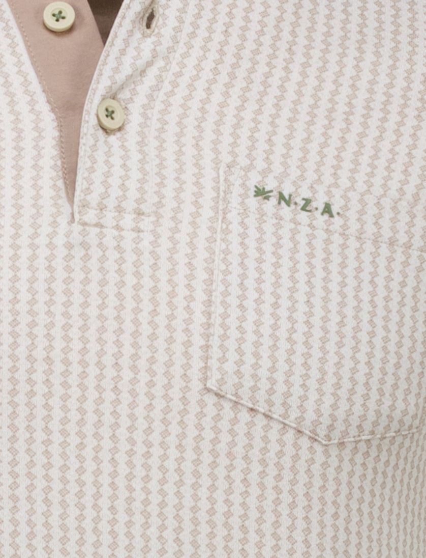 New Zealand polo kyree beige katoen