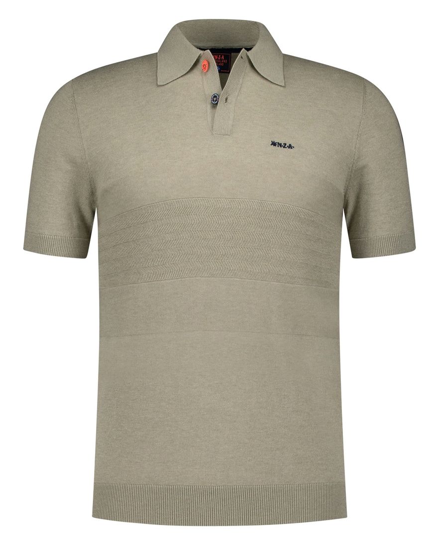 New Zealand poloshirt korte mouw khaki