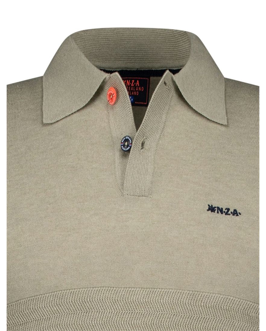 New Zealand poloshirt korte mouw khaki