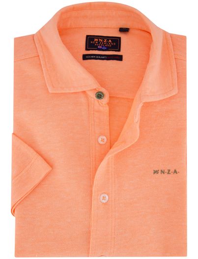 New Zealand NZA overhemd oranje gemêleerd