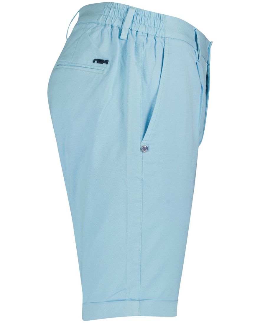 NZA goodman short lichtblauw effen katoen
