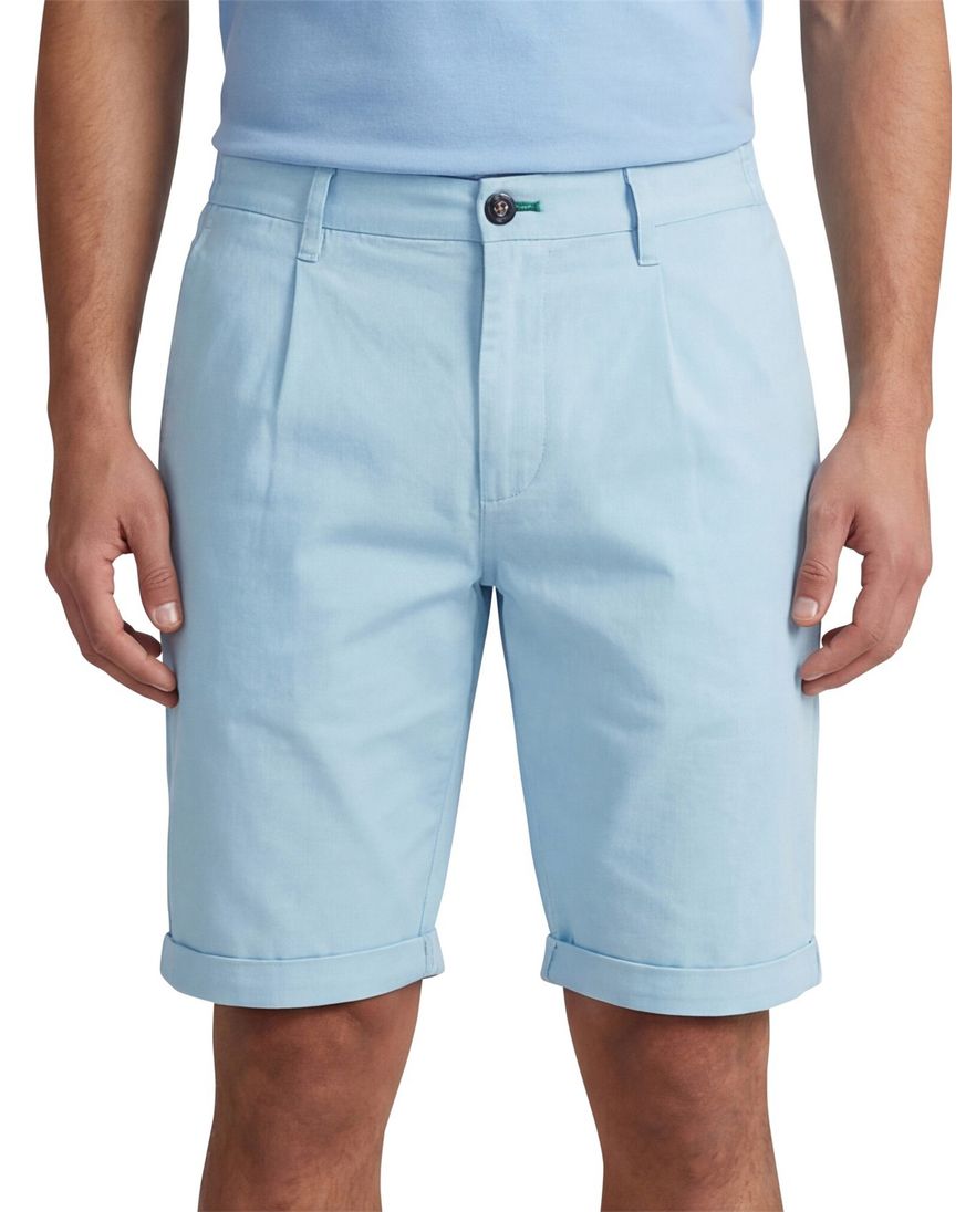 NZA goodman short lichtblauw effen katoen