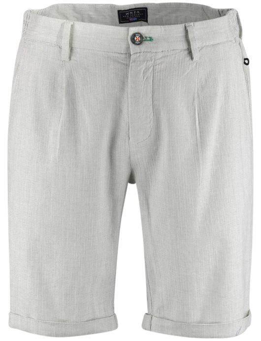 NZA korte broek geprint groen normale fit