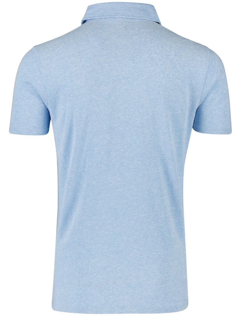State of Art polo lichtblauw gemêleerd
