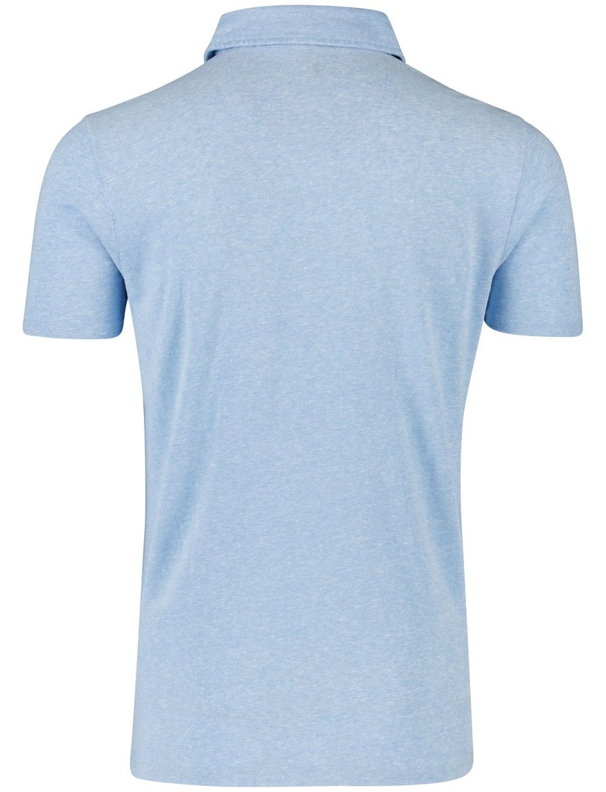 State of Art polo lichtblauw gemêleerd